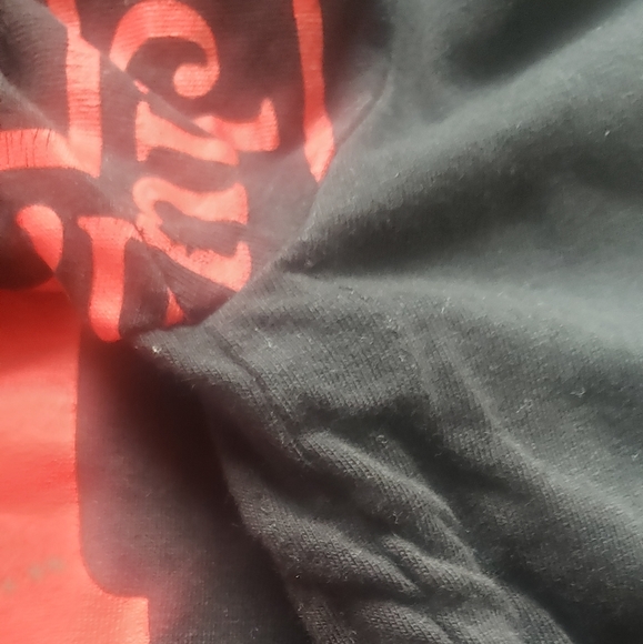 On Fire Juniors Chula Print Tshirt Short Sleeve Black XL - Picture 13 of 14